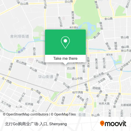 北行Go购商业广场-入口 map
