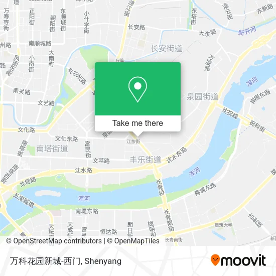 万科花园新城-西门 map