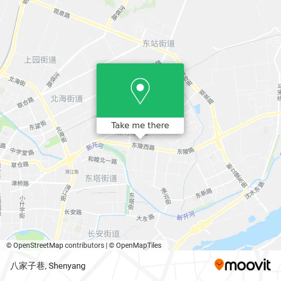 八家子巷 map