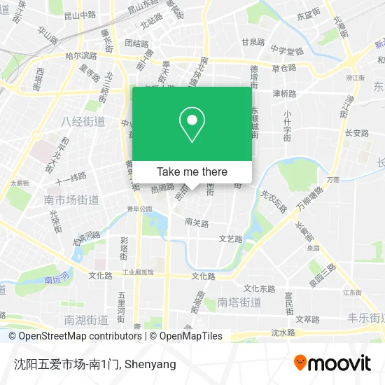 沈阳五爱市场-南1门 map