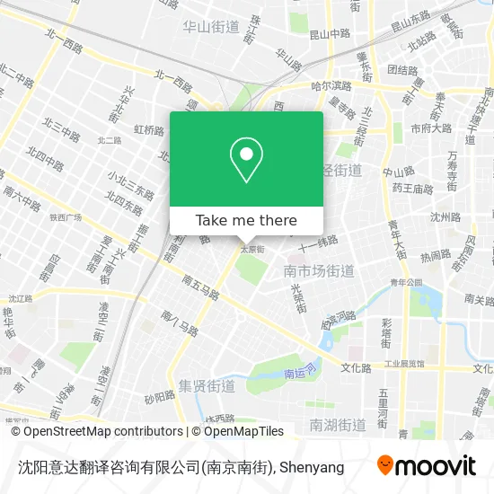 沈阳意达翻译咨询有限公司(南京南街) map