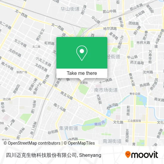 四川迈克生物科技股份有限公司 map