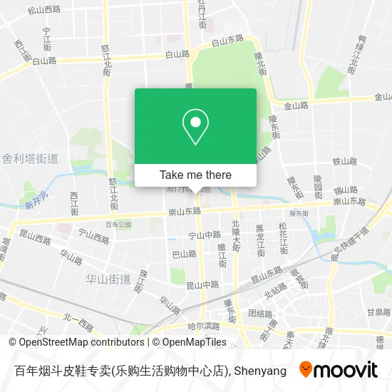 百年烟斗皮鞋专卖(乐购生活购物中心店) map