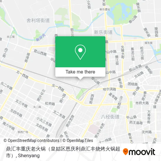 鼎汇丰重庆老火锅（皇姑区恩庆利鼎汇丰烧烤火锅超市） map