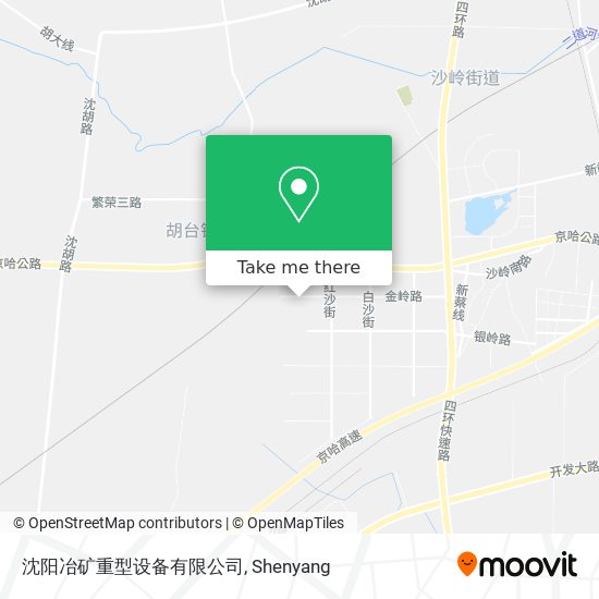 沈阳冶矿重型设备有限公司 map