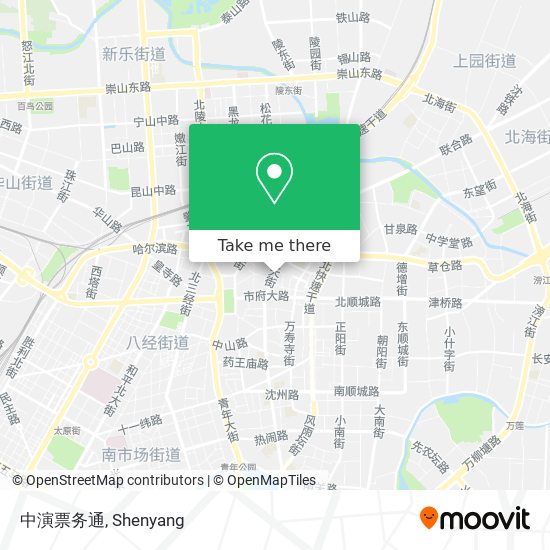 中演票务通 map