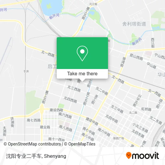 沈阳专业二手车 map