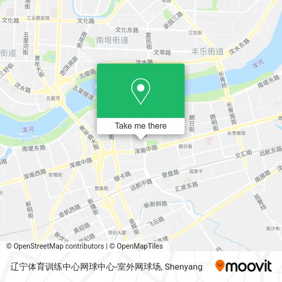 辽宁体育训练中心网球中心-室外网球场 map