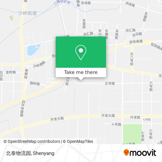 北泰物流园 map