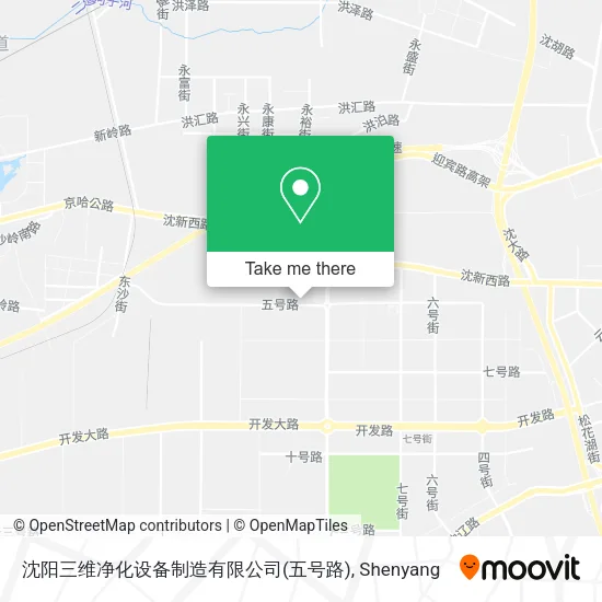 沈阳三维净化设备制造有限公司(五号路) map