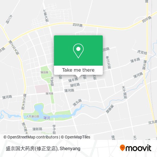 盛京国大药房(修正堂店) map
