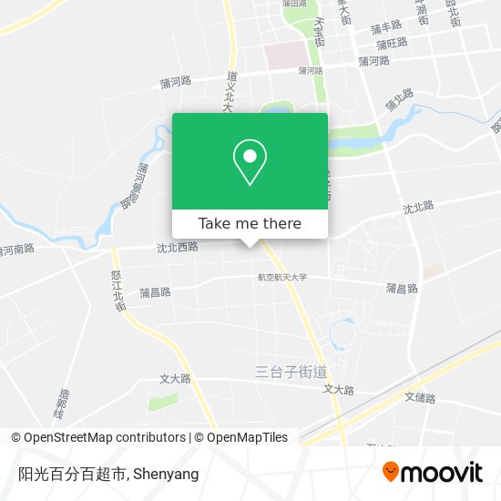 阳光百分百超市 map