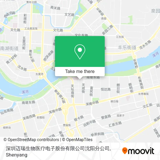 深圳迈瑞生物医疗电子股份有限公司沈阳分公司 map