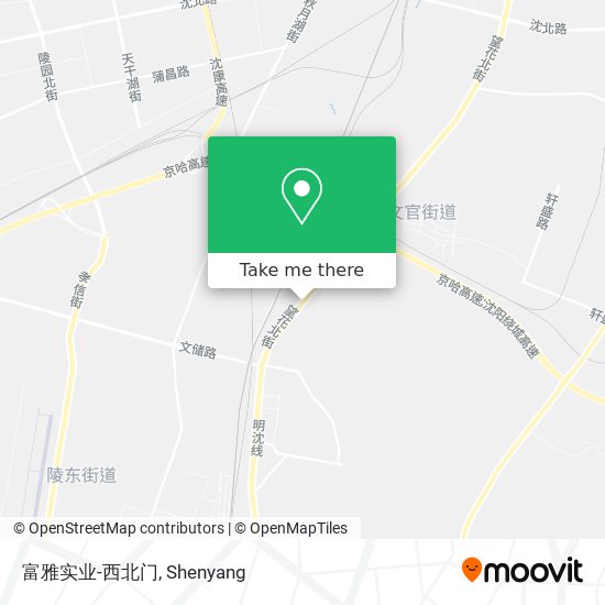富雅实业-西北门 map