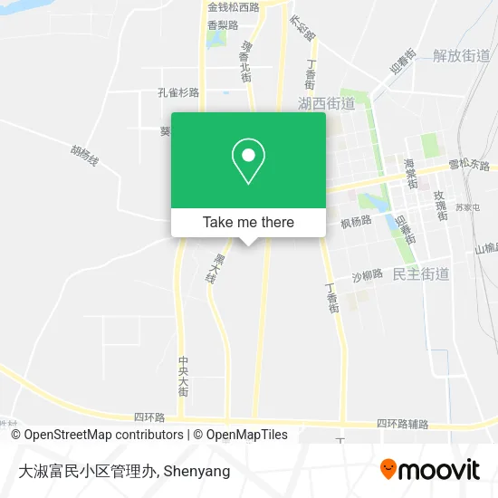 大淑富民小区管理办 map
