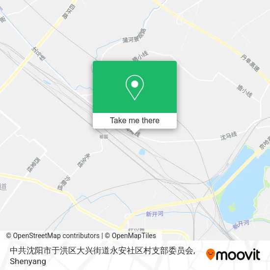 中共沈阳市于洪区大兴街道永安社区村支部委员会 map
