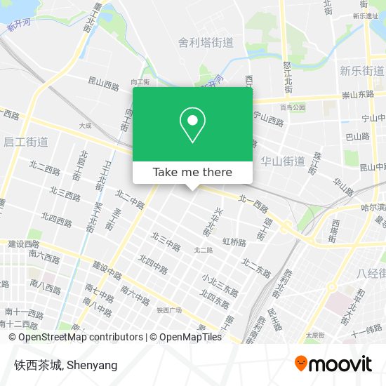 铁西茶城 map