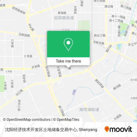 沈阳经济技术开发区土地储备交易中心 map