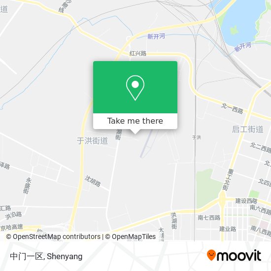 中门一区 map