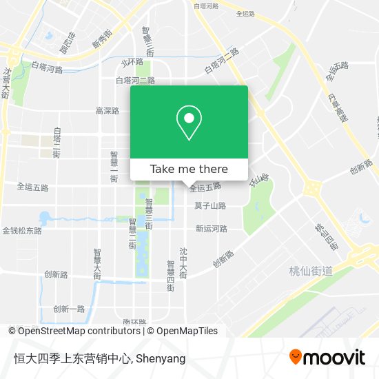 恒大四季上东营销中心 map