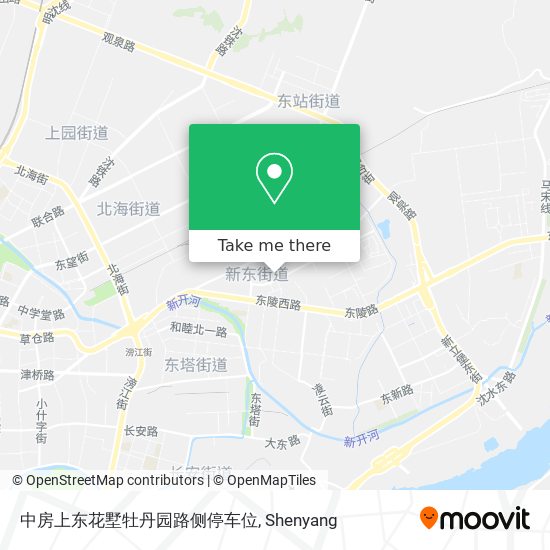 中房上东花墅牡丹园路侧停车位 map