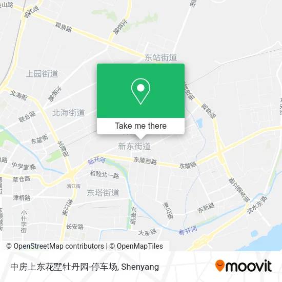 中房上东花墅牡丹园-停车场 map