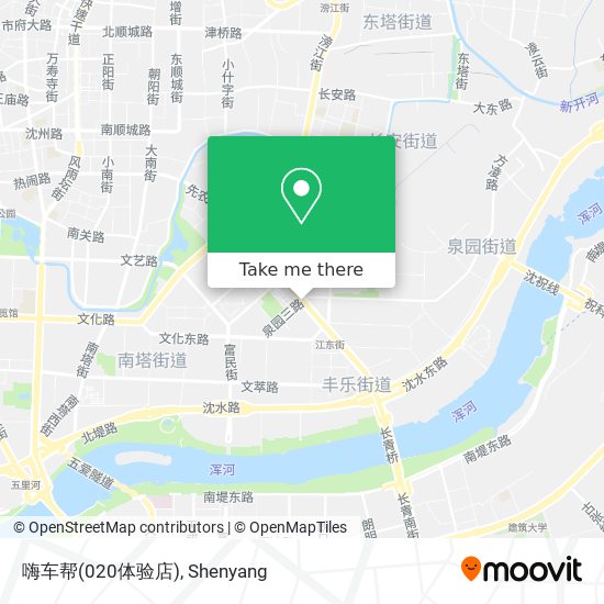 嗨车帮(020体验店) map