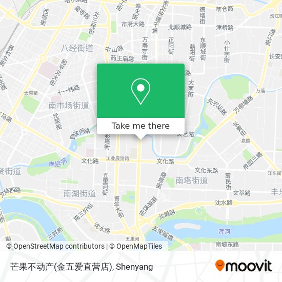 芒果不动产(金五爱直营店) map