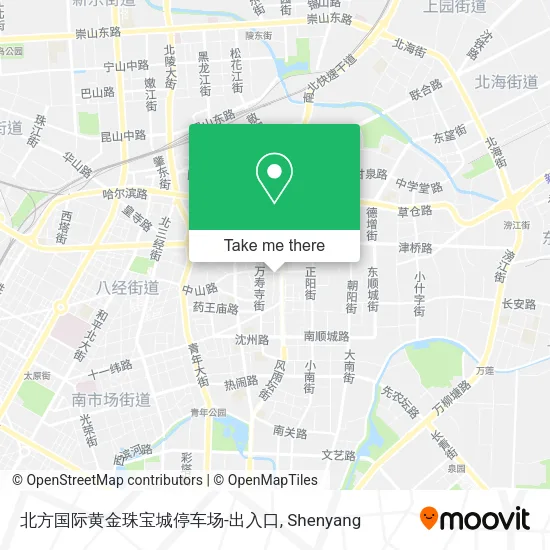 北方国际黄金珠宝城停车场-出入口 map