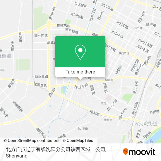 北方广点辽宁有线沈阳分公司铁西区域一公司 map