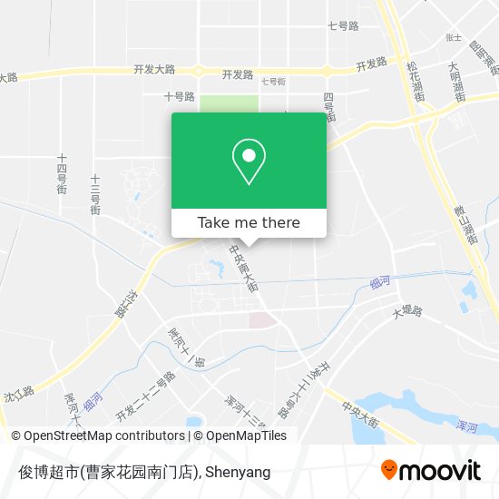 俊博超市(曹家花园南门店) map