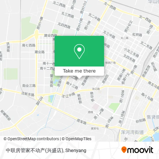 中联房管家不动产(兴盛店) map