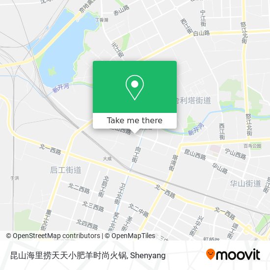 昆山海里捞天天小肥羊时尚火锅 map