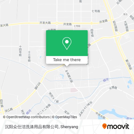 沉阳众仕洁洗涤用品有限公司 map