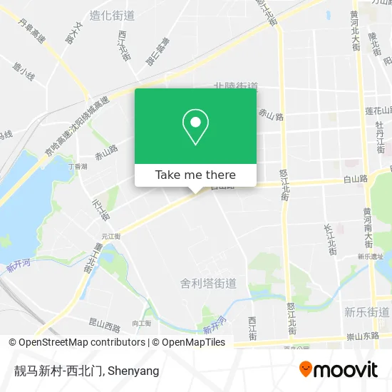 靓马新村-西北门 map