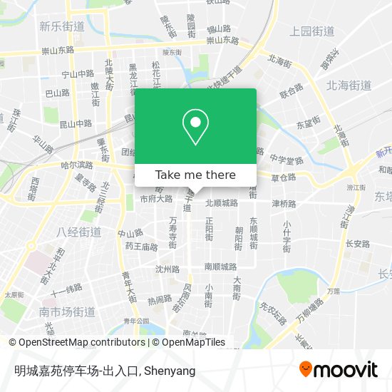 明城嘉苑停车场-出入口 map