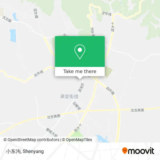 小东沟 map
