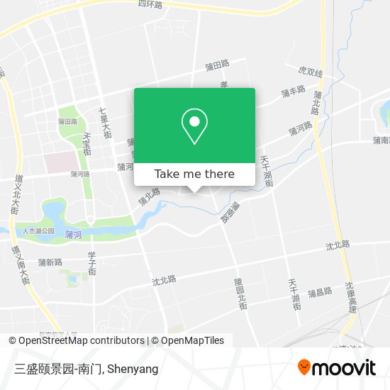 三盛颐景园-南门 map