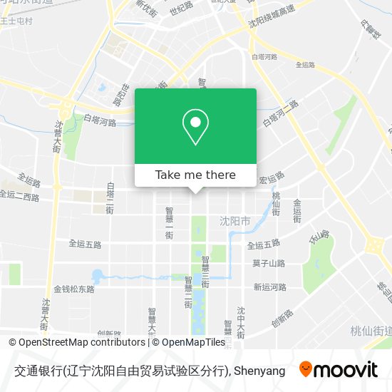 交通银行(辽宁沈阳自由贸易试验区分行) map