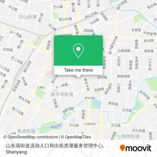 山东庙街道流动人口和出租房屋服务管理中心 map