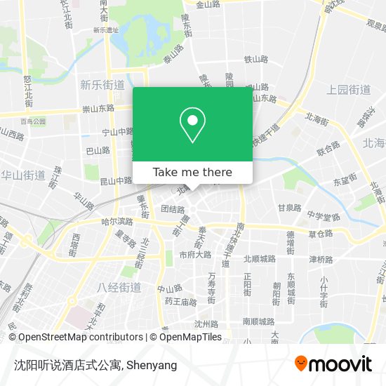 沈阳听说酒店式公寓 map