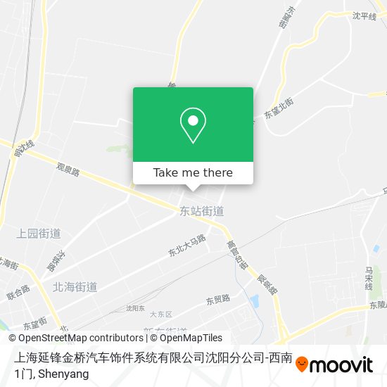 上海延锋金桥汽车饰件系统有限公司沈阳分公司-西南1门 map