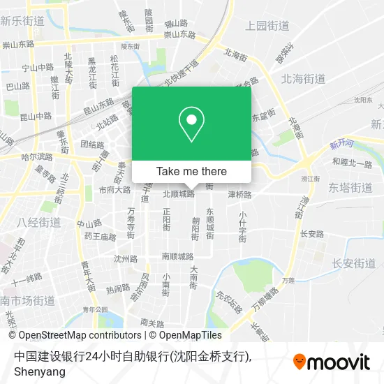 中国建设银行24小时自助银行(沈阳金桥支行) map