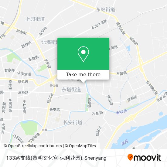 133路支线(黎明文化宫-保利花园) map