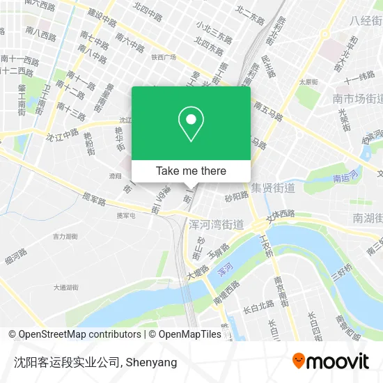 沈阳客运段实业公司 map
