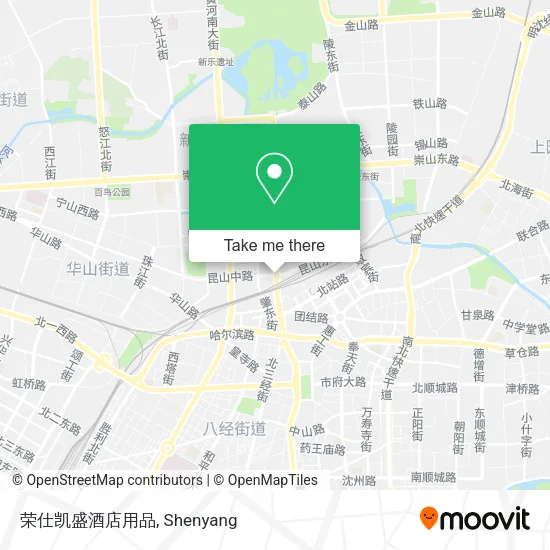 荣仕凯盛酒店用品 map