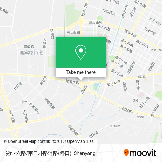 勋业六路/南二环路辅路(路口) map