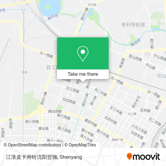 江淮皮卡帅铃沈阳翌驰 map