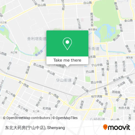 东北大药房(宁山中店) map