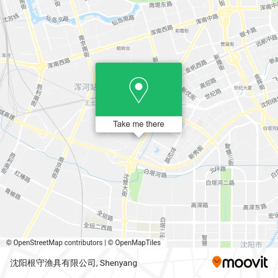 沈阳根守渔具有限公司 map